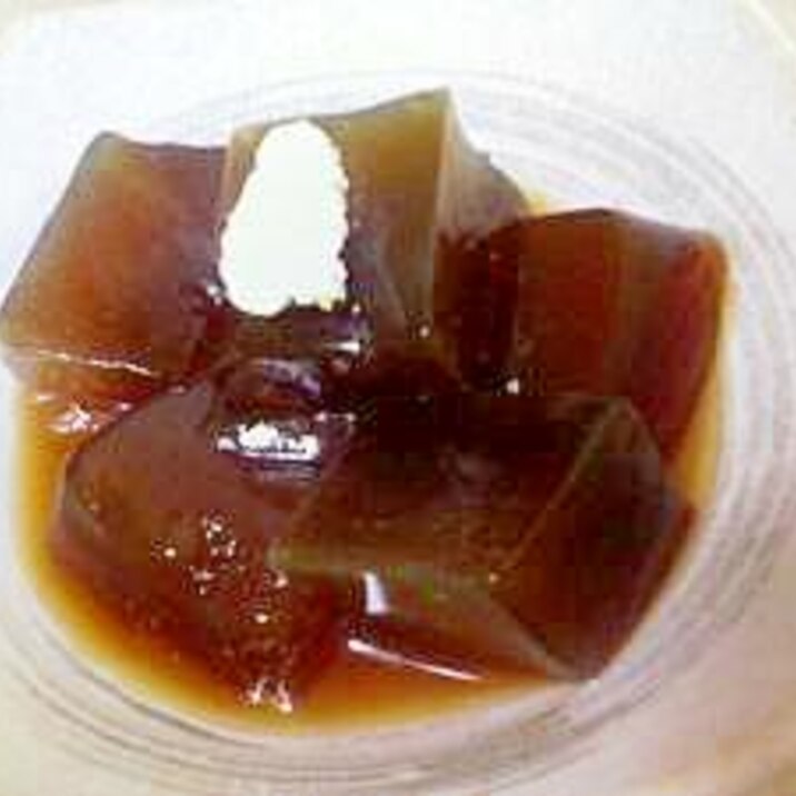 豆腐のパックと寒天で 激安 コーヒーゼリー レシピ 作り方 By Ag44 楽天レシピ